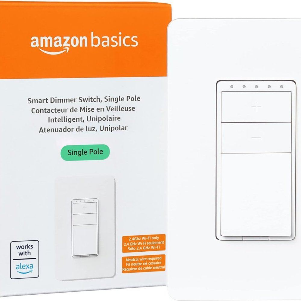 Amazon Basics Single Pole Smart Dimmer Switch
